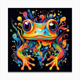 Colorful Frog 3 Canvas Print