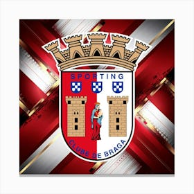 S.C. Braga Logo Wall Art 21 Canvas Print