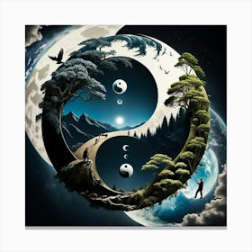 Yin Yang 3 Canvas Print