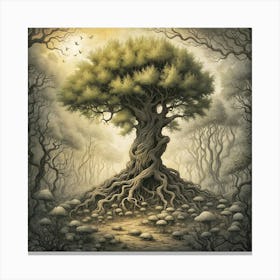 Olive tree Canvas Print