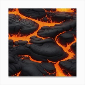 Lava Flow 48 Canvas Print