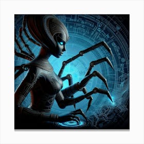 Alien Woman Canvas Print