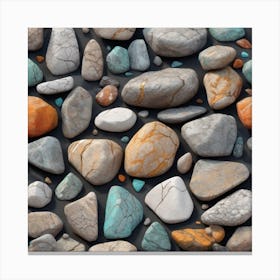 Rocks And Pebbles 1 Canvas Print