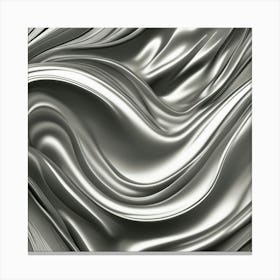 Abstract Silver Fabric Background Canvas Print