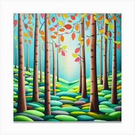 Aspen Forest Canvas Print