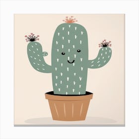 Cute Cactus 1 Canvas Print