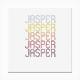 Jasper Name Personalized First Name Jasper Canvas Print