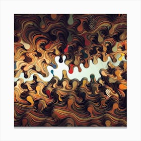 Abstract Painting Canvas Print