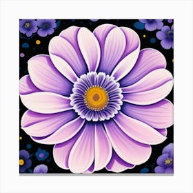 Purple Flower Canvas Print