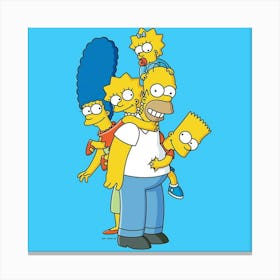 Simpsons Family 1 Canvas Print