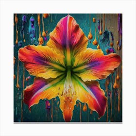 Colorful Lily Canvas Print