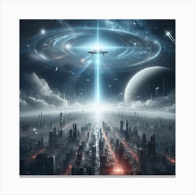 Space City 1 Canvas Print