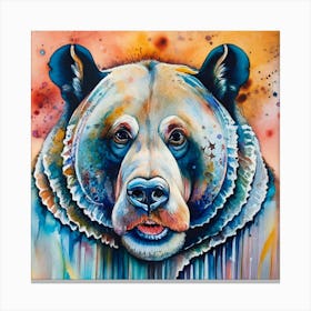 Bear Painting Canvas Print