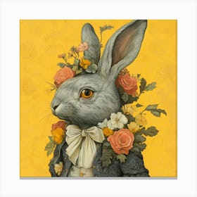 Rabbit In A Suit Canvas Print