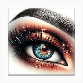 Woman's Eye Canvas Print