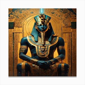 Egyptian King Canvas Print
