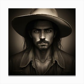 Young Cowboy Canvas Print