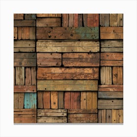 Reclaimed Wood Texture Canvas Print