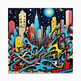 New York City Skyline 3 Canvas Print