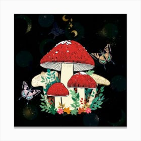 Mushrooms Canvas Print