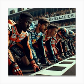 Motogp World Championship Canvas Print