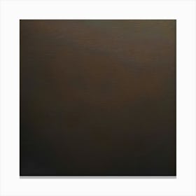 'Dark Brown' Canvas Print
