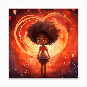 Afro Girl 67 Canvas Print