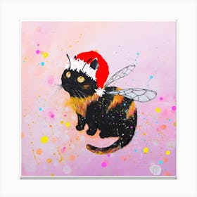 Pink Santa Canvas Print