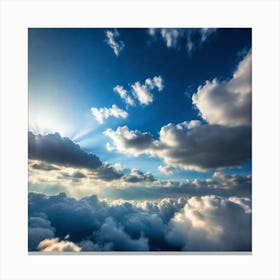 Sky Above Clouds 1 Canvas Print