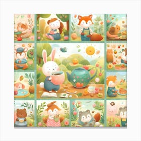 Children'S Garden Canvas Print