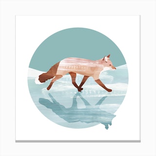 Run Foxy Run Canvas Print