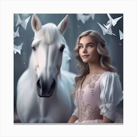 Fairytale Horse 10 Canvas Print