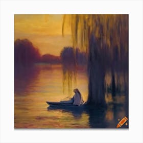 Dark evening Canvas Print