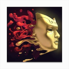 Mask Of The Masquerade Canvas Print