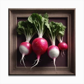 Radishes 52 Canvas Print