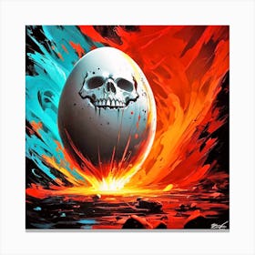 Egg Of Death Canvas Print