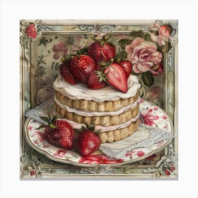 Strawberry Shortcake 1 Canvas Print