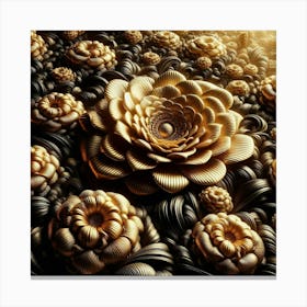 Fractal Flower Canvas Print