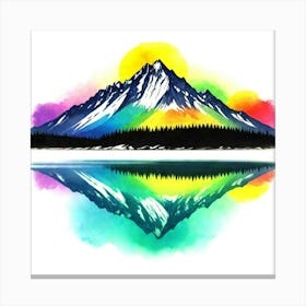 Rainbow Mountains 6 Canvas Print