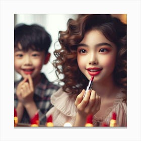 Asian Beauty Canvas Print