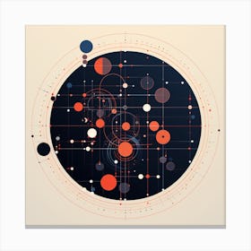 Abstract Space Design Canvas Print