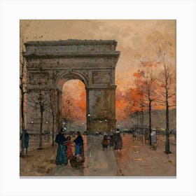 Arc De Triomphe 1 Canvas Print