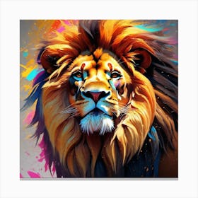 Lion Painting 73 Canvas Print