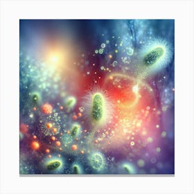 Bacteria And Viruses Canvas Print