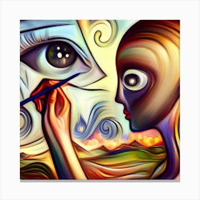 Eye Of The Artist Canvas Print