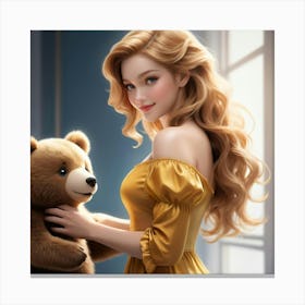 Beauty And The Beast 59 Canvas Print