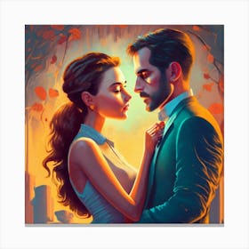 The perfect couple Canvas Print