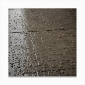 Raindrops On The Floor Canvas Print