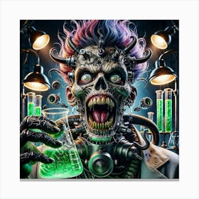 Scientist In A Lab Canvas Print