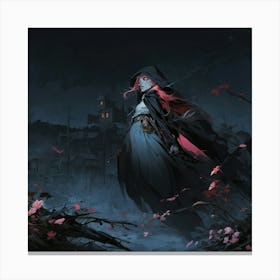 Witch In The Woods Canvas Print